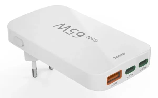 HAMA Laddare 2x USB-C 1x USB-A