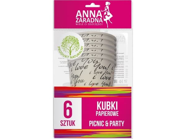 ANNA ZARADNA Paperimukit 1op.- 6kpl.