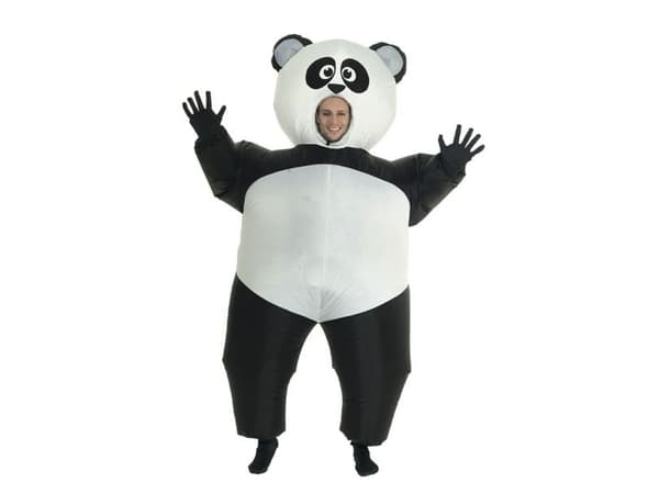 Oppusteligt Panda kostume