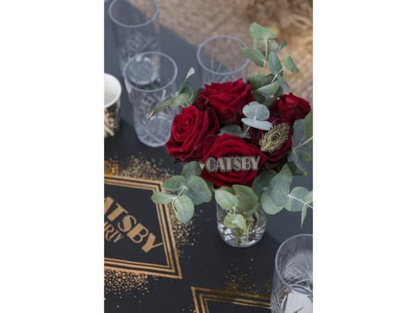 Gatsby bordpynt i tre, 10 stk