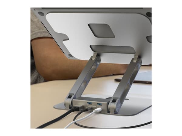 j5create JTS327 - Dockningsstation + ställ för bärbar dator - USB-C / Thunderbolt 3 / Thunderbolt 4 - HDMI