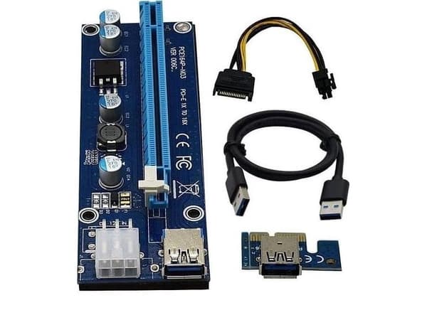 C-Tech nousuputki RC-PCIEX-01C