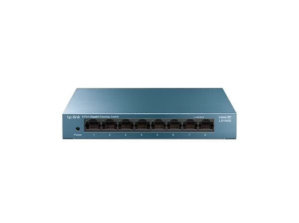 TP-Link LS108G, Hallitsematon, Gigabit Ethernet (10/100/1000)