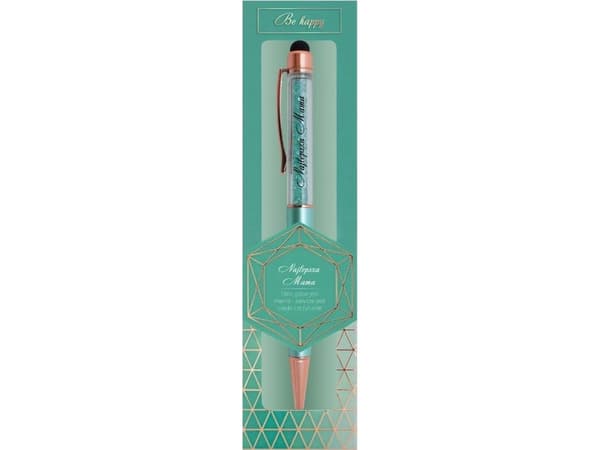 Presentpenna med kristaller – Best Mom