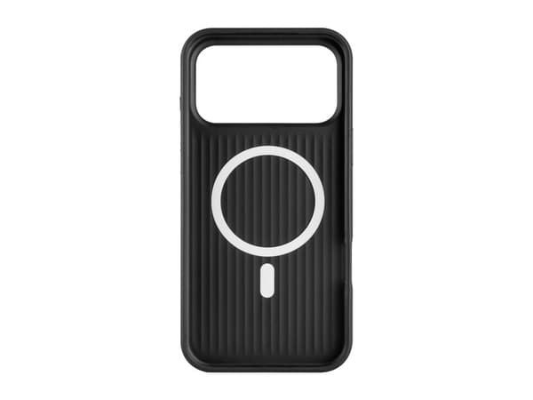 Hardt etui „FIXED” „MagLeather” for Apple iPhone 17 Pro Max med MagSafe svart