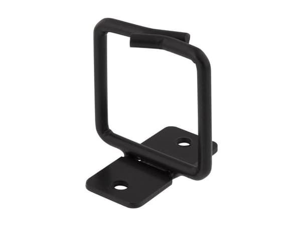 DELTACO 19-11 - Rackpanel för kabelhantering - svart - 2U - 19"