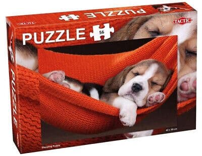 Tactic Sleeping Puppy 56 pcs, 56 stykker, Dyr, 4 år