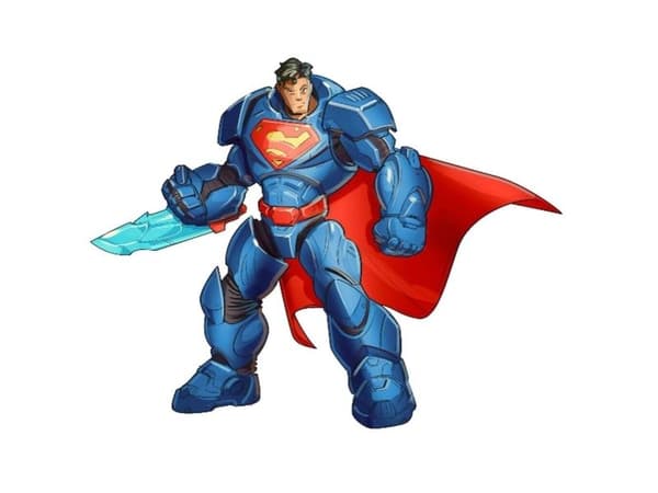 Figurka Spin Master DC Metal Force: Superman 30cm