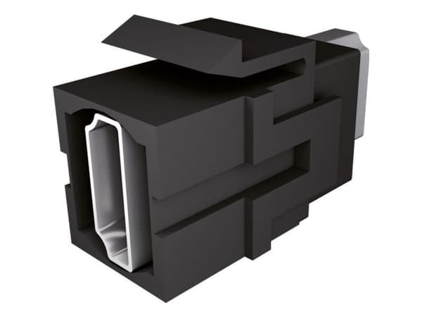 Bachmann - Modulär insats (koppling) - HDMI - svart