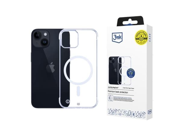 3mk Just20g MagCase for iPhone 14 Plus - transparent