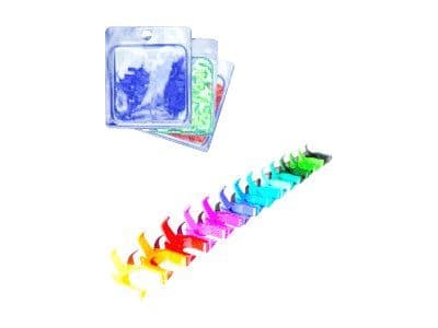 PatchSee PatchClip OR/PC - Liitin farvekodning - oranssi (pakke med 50)