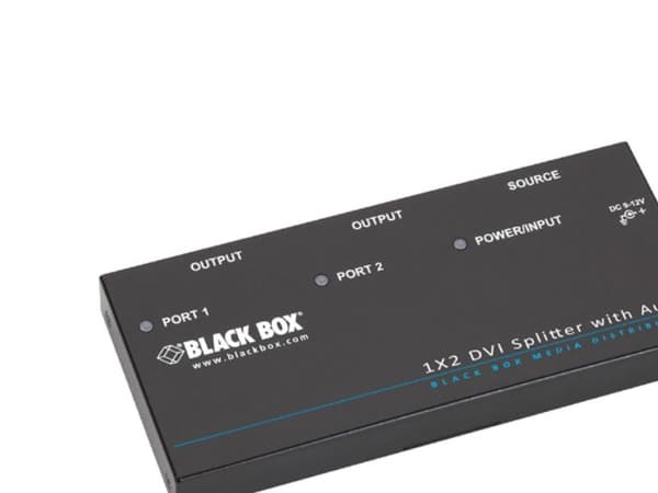 Black Box - Video/lyd-splitter - 2 x DVI - stasjonær