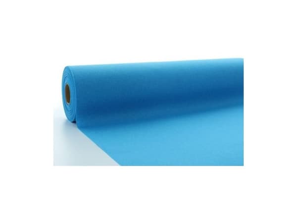 Aqua blå airlaid bordsduk, 1,20 x 25 m