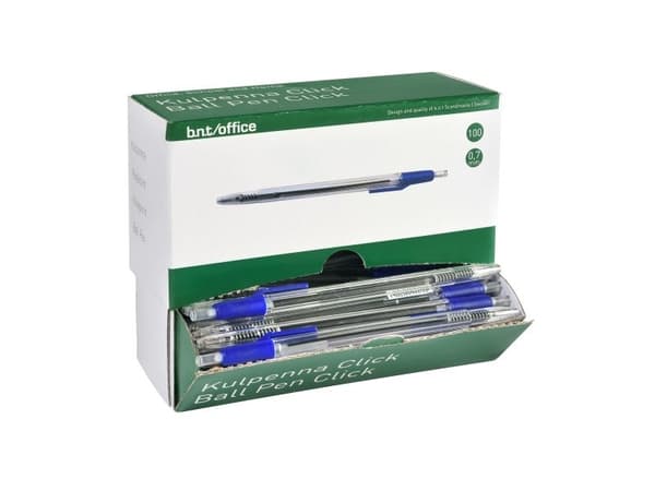 Kuglepen, BNT, Office, 0,7MM, blå - (100 stk.)