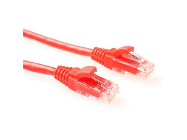ACT Red patchkabel U/UTP CAT5E component level med RJ45, 0,50 m (IK5500)