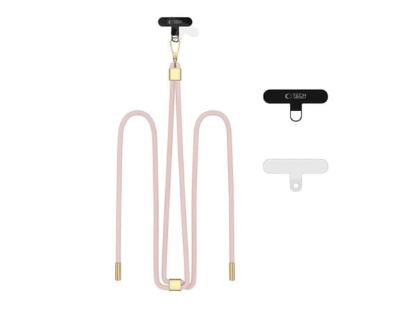Tech-Protect TECH-PROTECT C2S crossbody-stropp baby pink/gull