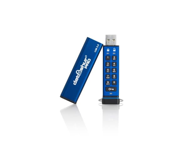 iStorage datAshur PRO - USB-flashstasjon - kryptert - FIPS 140-2 Level 3 - 64 GB - USB 3.0