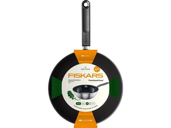 Fiskars Functional Form wok pan, 28 cm
