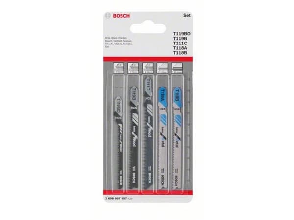 Bosch T-tilbehörsset MIXED BASIC trä/metal