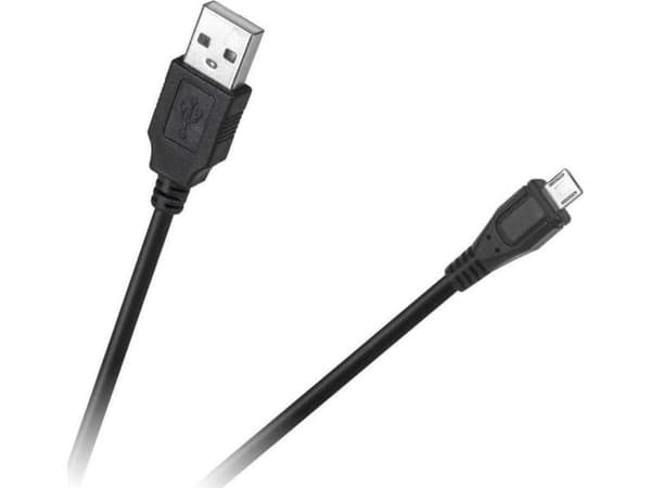 USB cable USB-A - microUSB 1.5 m Black (KPO3874-1.5)