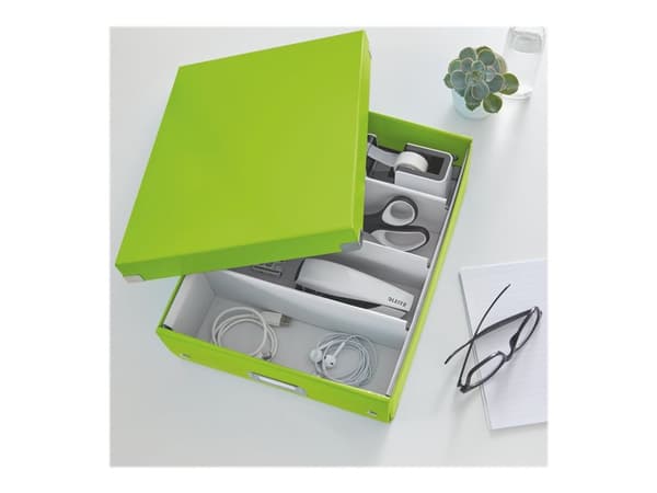 Leitz Click & Store WOW Medium - Förvaringsbox - grön