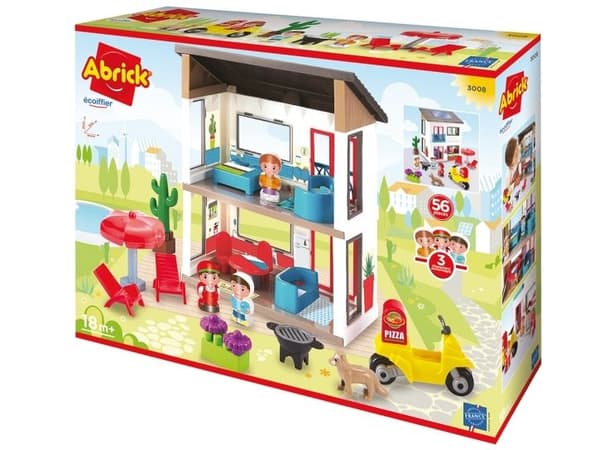 Moderne hus m/56 dele & figurer