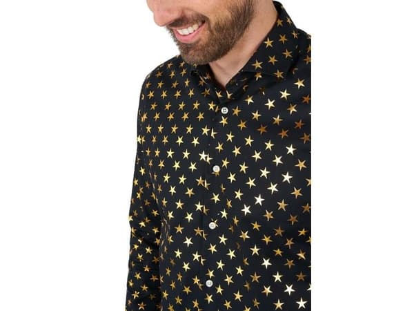 OppoSuits Shiny Polka Star skjorta