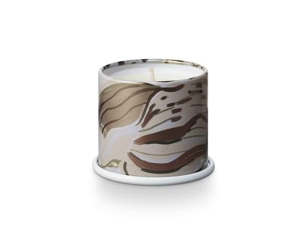 ILLUME Driftwood Demi Vanity Tin Duftlys, Hvid,