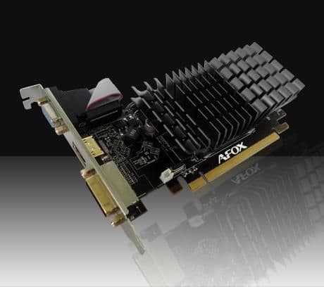 AFOX - Grafikkort lav profil - D-Sub, HDMI