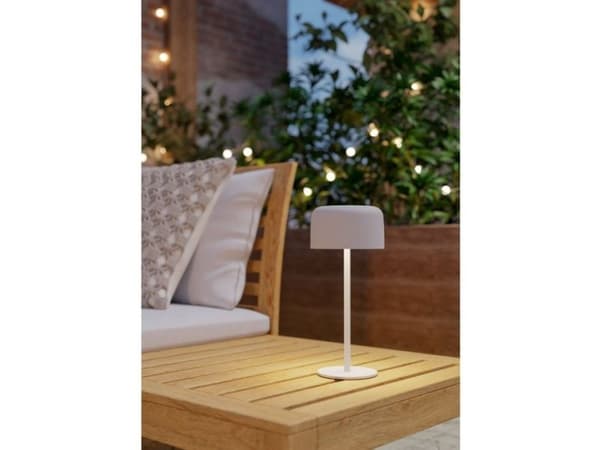 EGLO ROCCANOVA solcelle bord m/ touch hvit