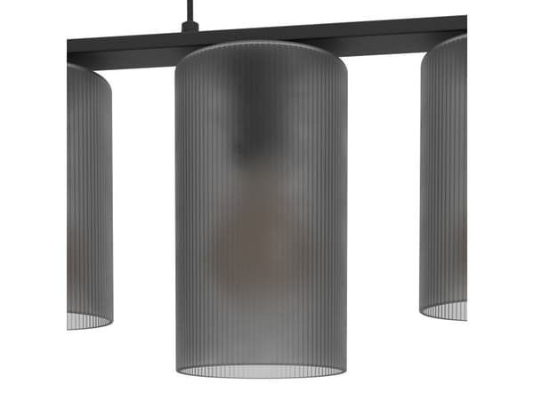 EGLO COLOMERA LÅNGBORD 5XE27 SVART/GRÅ