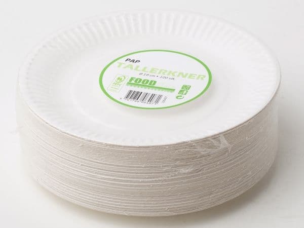 Esselte frukosttallrik i papper 18 cm 100 st./förp.