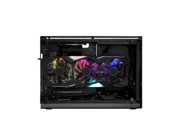 Zalman M2 Mini Gray, Mini Tower, PC, Grå, Mini-ITX, Akryl, Aluminium, Stål, Spilling