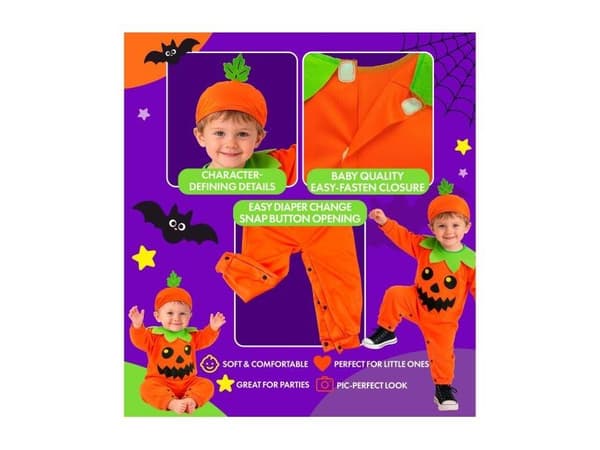 Græskar kostume til baby
