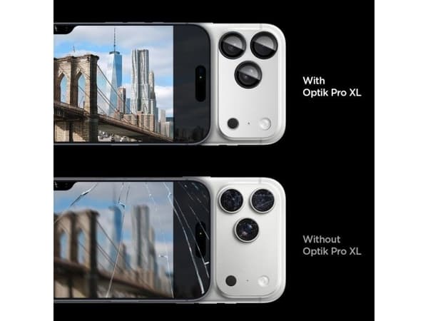 Spigen Optik Pro XL kameraglas för iPhone 17 Pro Max - silver
