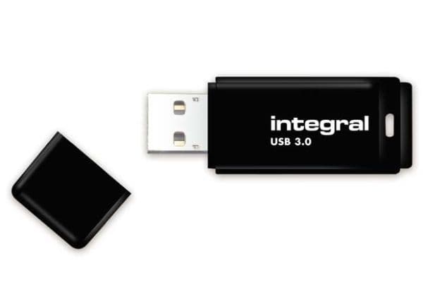 Integral - USB flash-enhet - 64 GB - USB 3.0 - svart