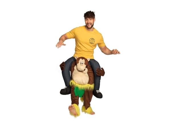 Abe piggy back kostume