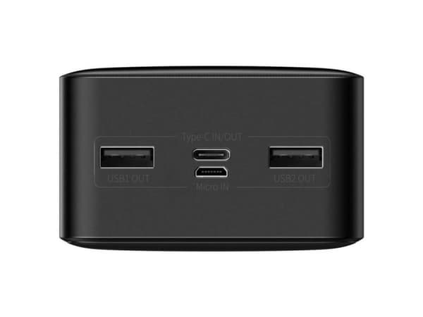 Baseus PPBD050201, 30000 mAh, Lithium Polymer (LiPo), 3,7 V, Sort