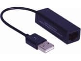 MicroConnect - Nätverksadapter - USB 2.0 - 10Mb LAN - svart