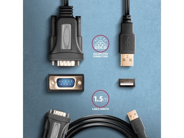 AXAGON - Seriell adapter - USB - RS-232