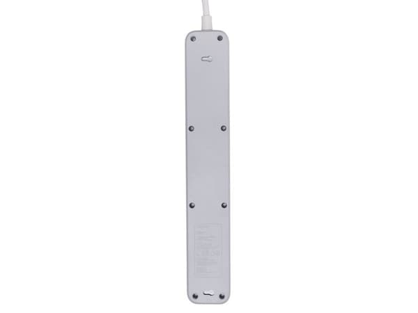 Savio LZ-124, 4 AC-utgångar, Typ E, 1,5 m, Vit, Vit, 3680 W