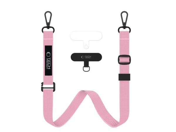 Tech-Protect C65 rep crossbody-rem - Rosa