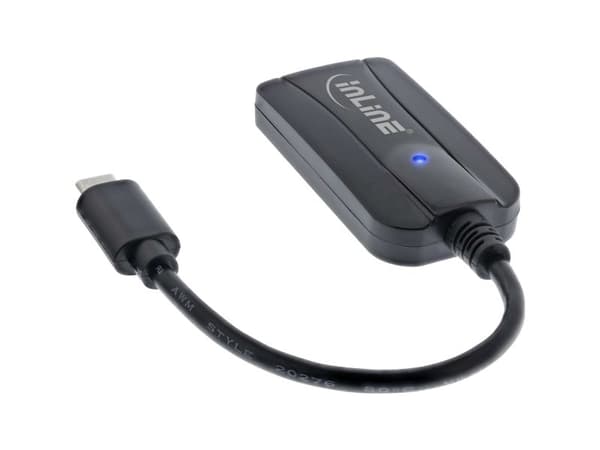 InLine 66772C, HC MMC+, MMC, MMC+, MicroSD (TransFlash), MicroSDHC, MicroSDXC, SD, SDHC, SDXC, musta, 5000 Mbit/s, USB 3.2 Gen 1 (3.1 Gen 1) Type-C...