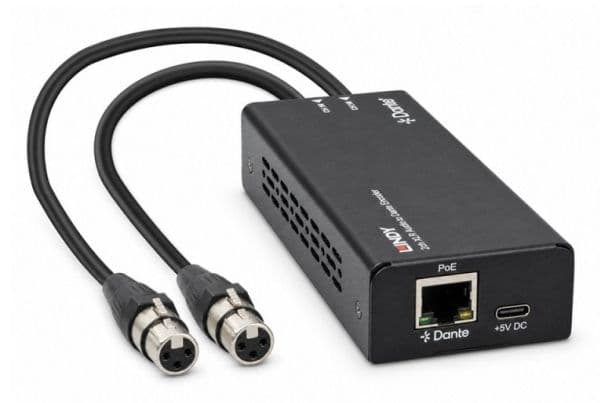 Lindy 2ch XLR Audio to Dante?