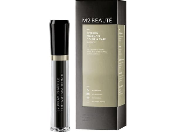 M2 Beaute Eyebrow Enhancer Strengthening Gel For Eyebrows Blonde 6ml