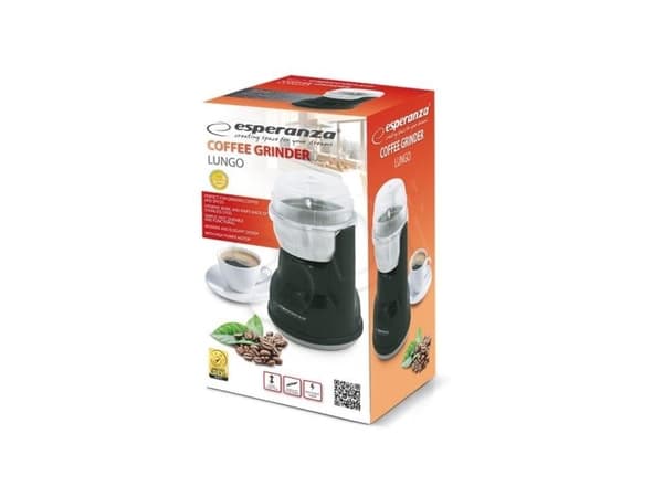 Esperanza LUNGO - Kaffekvarn - 160 W - svart