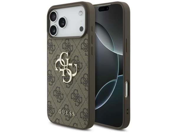 Guess 4G Big Logo Case for iPhone 17 Pro Max / 18 Pro Max - Brown
