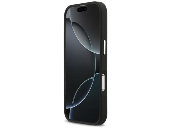 Case Guess Grained Big 4G Classic Logo for iPhone 17 black