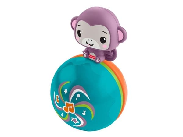 Fisher-Price Crawl & Go Purple Monkey