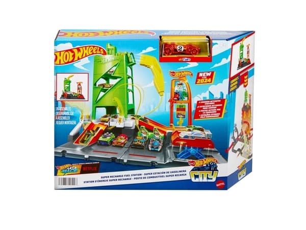 Mattel Car lade super stasjon
